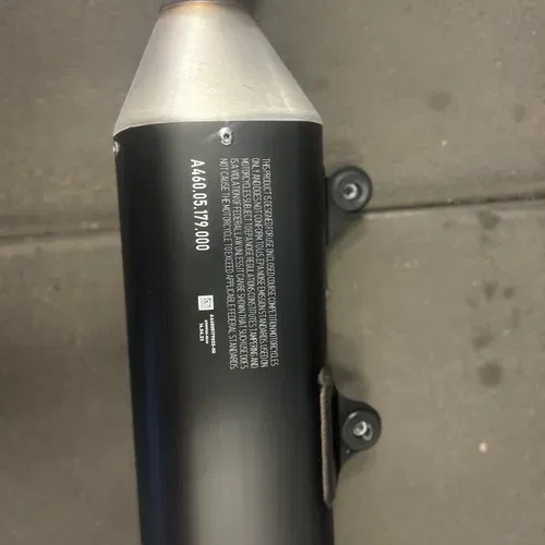 Stock 2023/24 KTM Silencer 