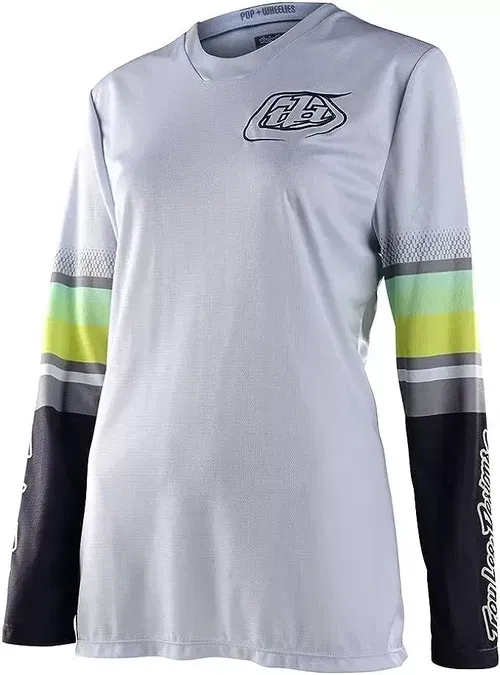 Troy Lee Designs Womens GP Warped Jersey-White-XLARGE  308327015
