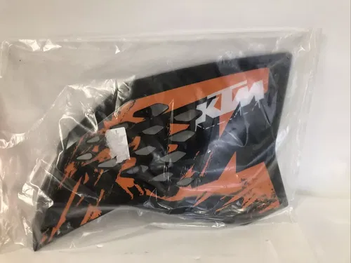 RIGHT SIDE SPOILER VENTED  BLACK KTM 125-505 2007