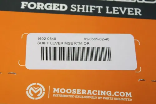 MOOSE RACING KTM FORGED SHIFT LEVER SHIFTER 1602-0849 16020849 PEDAL FIT IN DESC