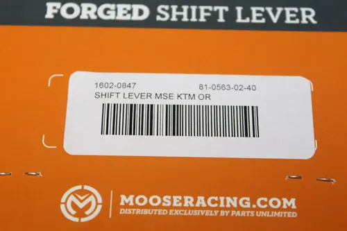 MOOSE RACING KTM FORGED SHIFT LEVER SHIFTER 1602-0847 16020847 PEDAL FIT IN DESC