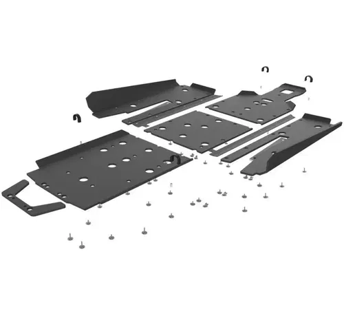 Seizmik 76-10166 KIT UHMW Skid Plate and Rock Sliders
