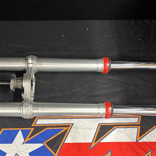 KTM GAS GAS Husqvarna 65 Forks With Triple Clamps, Axle, Bar Mounts 