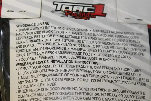 BRAKE LEVER 68040205 TORC1 RACING VENGEANCE FOLDING KTM 125-530 2000-2013