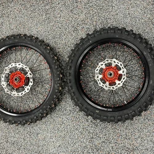 Gas Gas Factory Wheel Set DID rims Red Hubs 21 Front 19 Rear