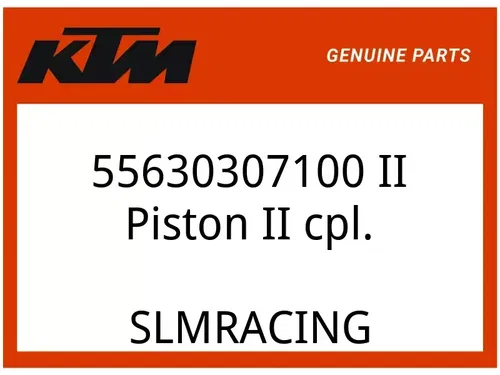 KTM OEM Part 55630307100 II Piston II cpl.