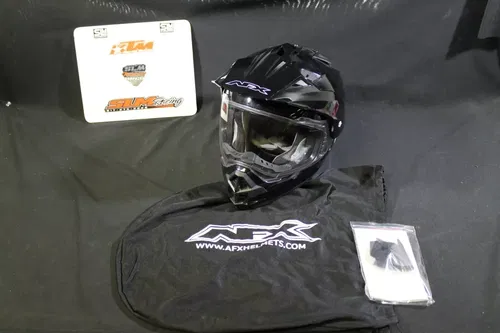 AFX DUAL SPORT ADVENTURE HELMET SMALL GLOSS BLACK  FX39DS