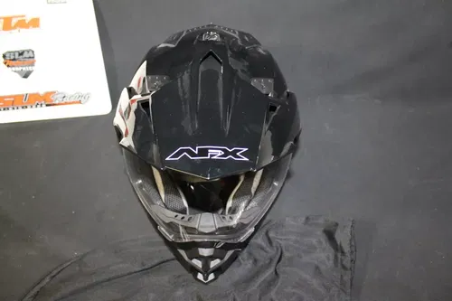 AFX DUAL SPORT ADVENTURE HELMET SMALL GLOSS BLACK  FX39DS
