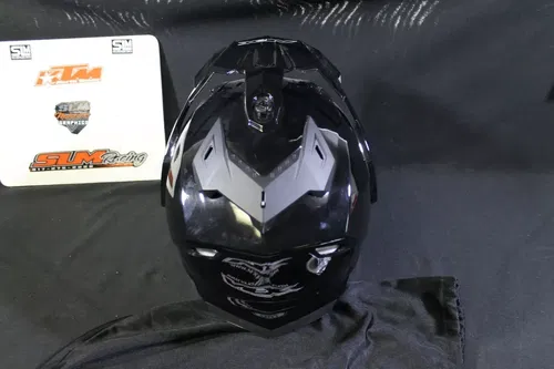 AFX DUAL SPORT ADVENTURE HELMET SMALL GLOSS BLACK  FX39DS