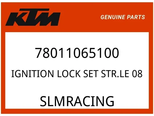 KTM OEM Part 78011065100 IGNITION LOCK SET STR.LE    08