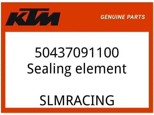 KTM OEM Part 50437091100 Sealing element
