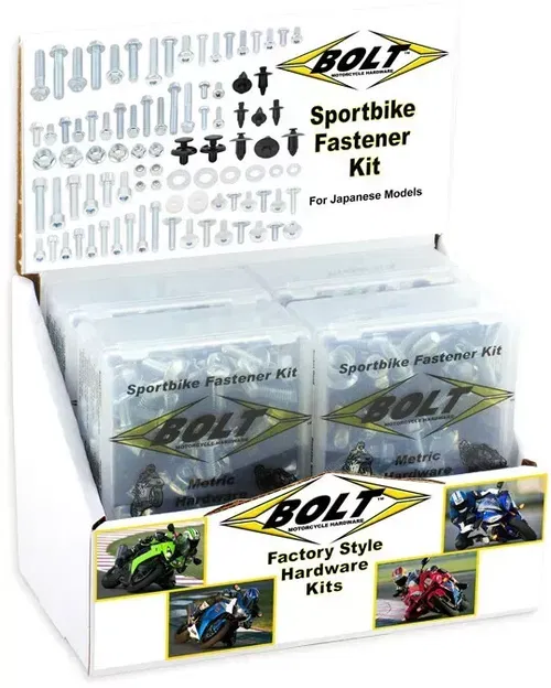 Bolt 2007-6SB Sportbike Track Pack with POP Display