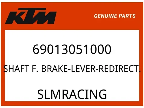 KTM OEM Part 69013051000 SHAFT F. BRAKE-LEVER-REDIRECT.