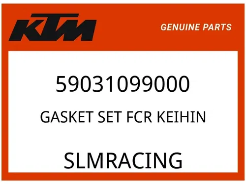 KTM OEM Part 59031099000 GASKET SET FCR KEIHIN