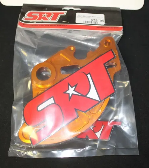 SRT PRO ARMOR BRAKE DISC GUARD ORANGE SRT00432 25mm SPINDLE KTM SEE DESC FOR FIT