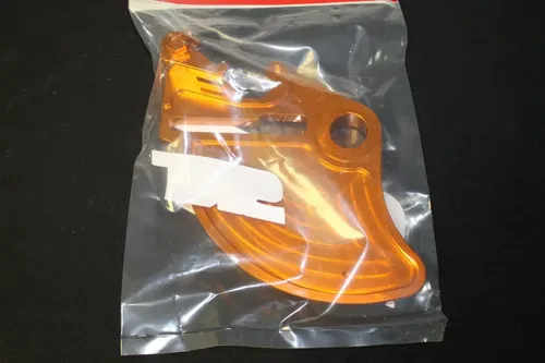 SRT PRO ARMOR BRAKE DISC GUARD ORANGE SRT00432 25mm SPINDLE KTM SEE DESC FOR FIT