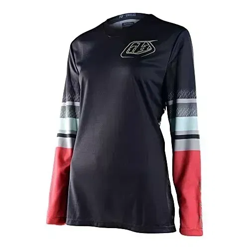 Troy Lee Designs Womens GP Warped Jersey-Charcoal-Medium 308327003