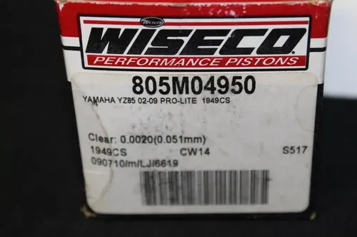 WISECO PISTON YAMAHA YZ85 2002 -2009 PRO-LITE 805M04950