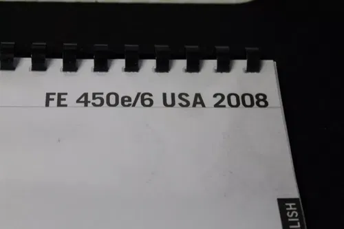 2008 HUSABERG FE450 SPARE PARTS MANUAL CHASSIS ENGINE INSTRUCTIONS 450-E