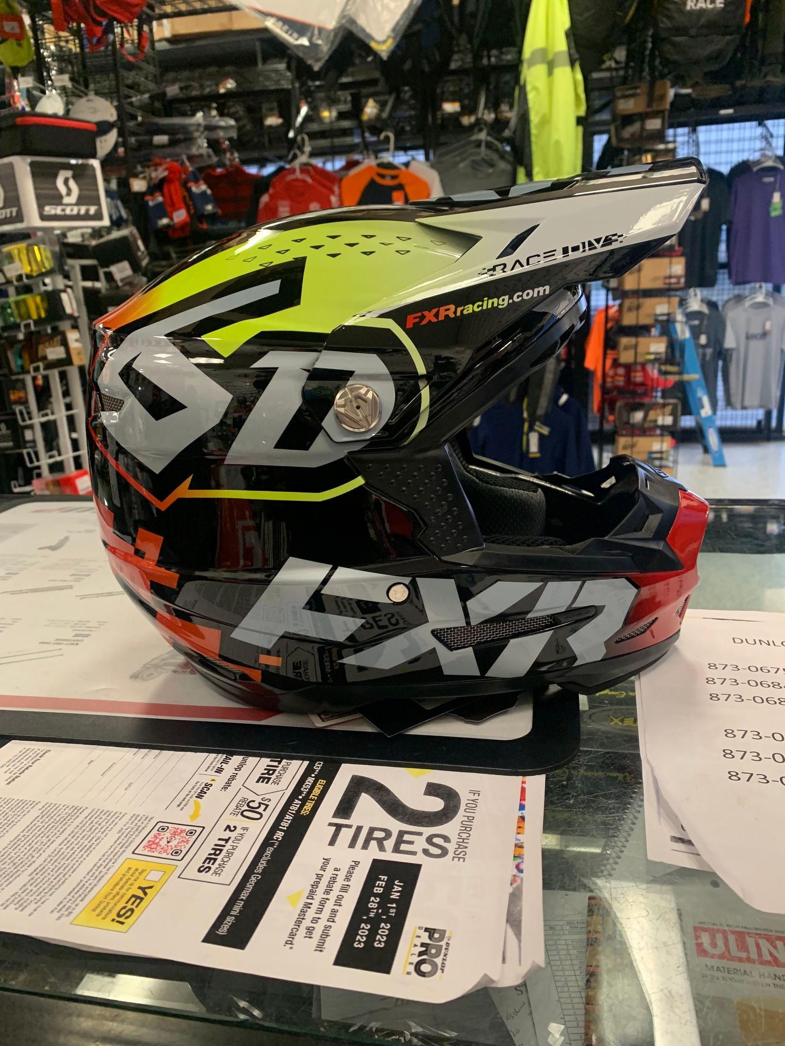Fxr racing cheap helmets