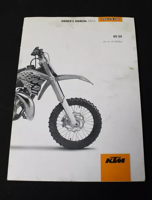 OWNERS MANUAL KTM 2014 65 SX 3213028en