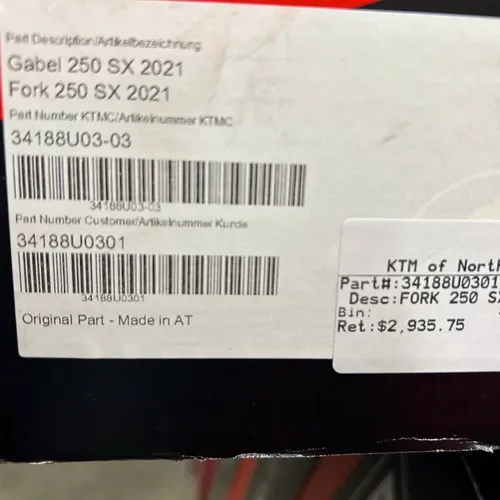 KTM Forks Part 34188u0301