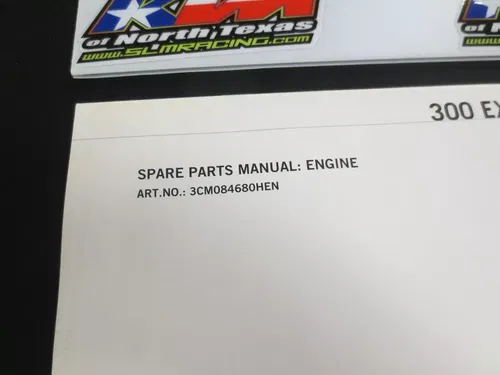 KTM OEM SPARE PARTS MANUAL CHASSIS 300 EXC 2008 BOOK INSTRUCTIONS OWNERS