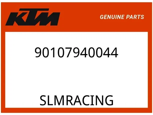 KTM OEM Part 90107940044 PILLION SEAT COVER