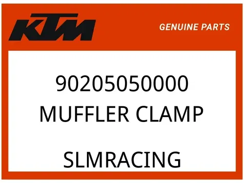 KTM OEM Part 90205050000 MUFFLER CLAMP