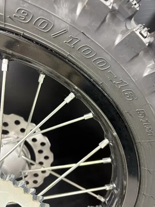 Kawasaki KX112 OEM Complete Rear Wheel