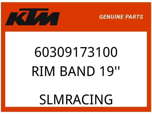 KTM OEM Part 60309173100 RIM BAND 19''