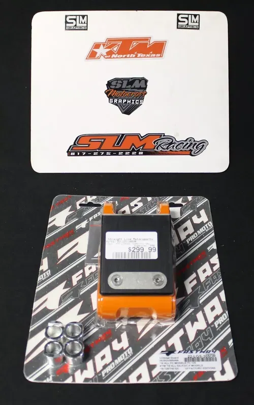 PRO MOTO BILLET FASTWAY LINKAGE GUARD SKID 22-LGS-305OR KTM SXF XCF 15 KTM FE