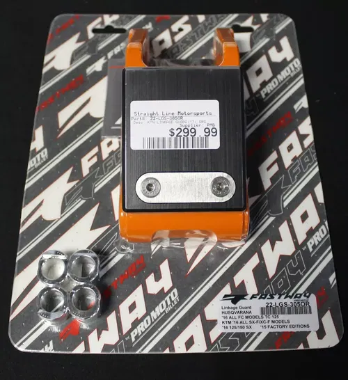 PRO MOTO BILLET FASTWAY LINKAGE GUARD SKID 22-LGS-305OR KTM SXF XCF 15 KTM FE