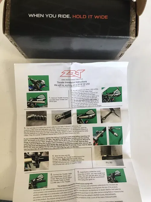 ZERO RESISTANCE THROTTLE ZRT-026 SHERCO 2020 4T