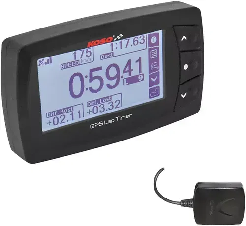 Koso BA045100 Mini GPS Lap Timer