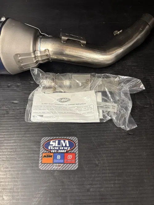 FMF Factory 4.1 RCT Titanium Slip On 79505979003