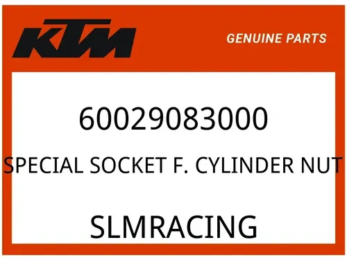 KTM OEM Part 60029083000 SPECIAL SOCKET F. CYLINDER NUT