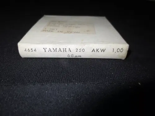 NOS YAMAHA 250 PISTON RING 1.00 68 MM DIRT BIKE VINTAGE ENGINE PARTS