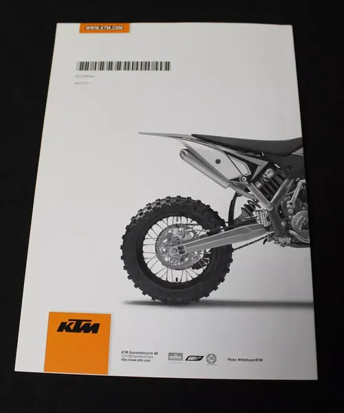 KTM OWNERS MANUAL BOOK 2013 65 SX 3211855en 13 65SX 3211855 INSTRUCTION OEM