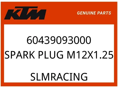 KTM OEM Part 60439093000 SPARK PLUG M12X1.25