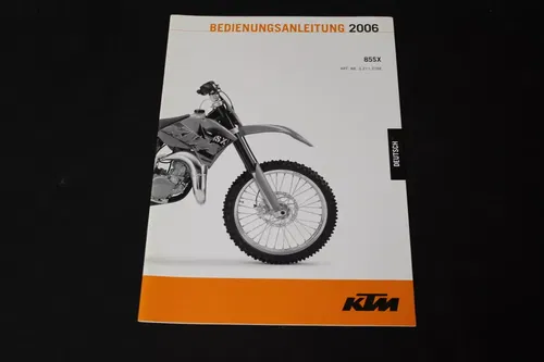 KTM GERMAN DEUTSCH OEM OWNERS MANUAL 2006 85 SX 85SX BOOK INSTRUCTIONS