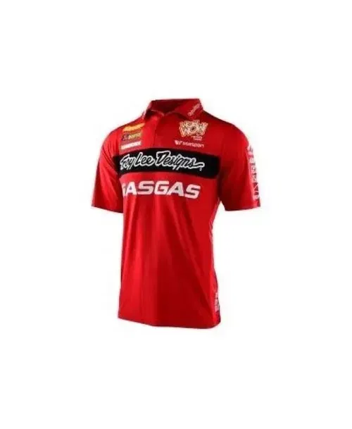 New 2022 Troy Lee Designs TLD Men's Team GASGAS Pit Shirt, 2XLARGE 3GG220051006