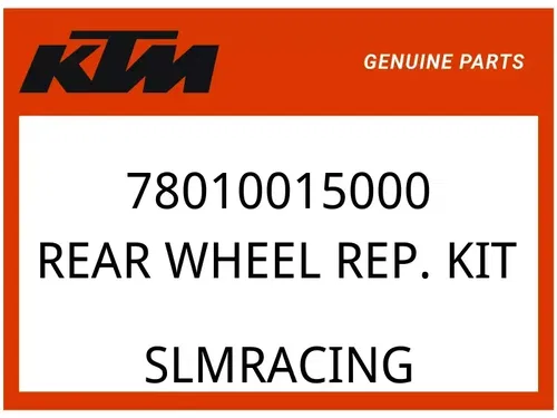 KTM OEM Part 78010015000 REAR WHEEL REP. KIT