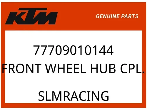 KTM OEM Part 77709010144 FRONT WHEEL HUB CPL.