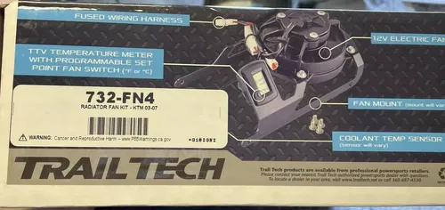 Trail Tech 732-FN4 Cooling Fan Kit 665-7324