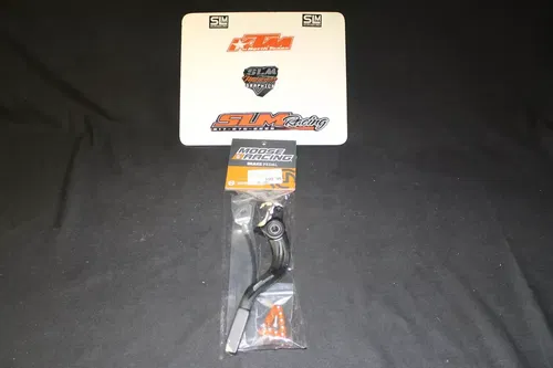 MOOSE RACING KTM BRAKE PEDAL 1610-0343 16100343 BLACK ORANGE STEEL HAMMERHEAD MX