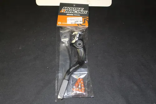 MOOSE RACING KTM BRAKE PEDAL 1610-0343 16100343 BLACK ORANGE STEEL HAMMERHEAD MX
