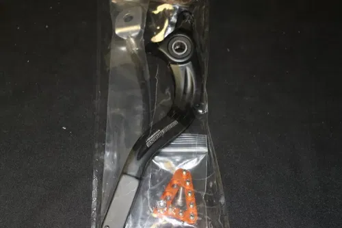 MOOSE RACING KTM BRAKE PEDAL 1610-0343 16100343 BLACK ORANGE STEEL HAMMERHEAD MX