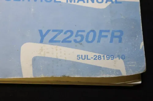 SERVICE MANUAL 5UL-28199-10 LIT-11626-16-39 YAMAHA 2003 YZ250FR