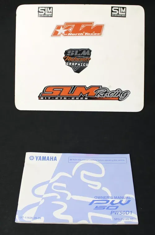 YAMAHA OWNERS MANUAL 2012 PW50 PW50D1 LIT-11626-26-26 5PG-28199-1C 12 PW 50 BOOK